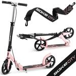 City-Scooter gro&szlig;e Faltbare Fu&szlig;- und Handbremse rosa Soke City