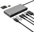 Belkin Connect 8-in-1 USB C Hub, Bildschirmaufl&ouml;sungen bis zu 4K bei 60 Hz &ndash;