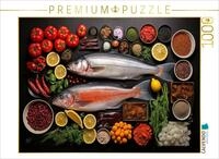 CALVENDO Puzzle Fischplatte zur gesunden Ern&auml;hrung | 1000 Teile Lege-Gr&ouml;&szlig;e...