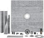 VEVOR Duschschwellen-Set, 1828 x 1828 mm Duschwannen-Set mit 50,8 mm