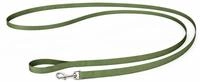 hundeleine - ziggi kaki - 300 cm x 25 mm - Nylon hundeleine - karabinerhaken mit