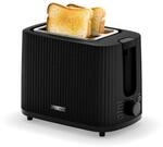 Princess Toaster Wave Edelstahl-Optik, 2 Scheiben, 7 Br&auml;unungsstufen, Auftau-...
