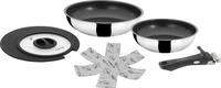 BRUNNER 0804036N Pfannen-Set aus Edelstahl, Academy Double Pan 22/20, geeignet f&uuml;r