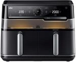 Braun TwinCook 5 &ndash; 2-in-1 Hei&szlig;luftfritteuse 10L, Dual-Zone Airfryer mit Sync...