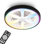 BRILONER - LED Deckenventilator mit Beleuchtung, Fernbedienung, DC-Motor, 5