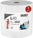 WypAll L40 Wischt&uuml;cher 7452 auf der Gro&szlig;rolle &ndash; 1 Rolle mit 750 wei&szlig;en,