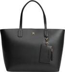 Tommy Hilfiger Damen Th Icon Tote AW0AW18724 Tragetasche, Schwarz,...
