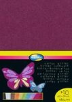 Clairefontaine 195599C - Packung Glitterkarton mit 10 Bogen 200g 50x70 cm, verleiht