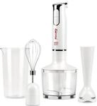 Girmi MX17 Stabmixer mit Set, 3-in-1 Mixer-P&uuml;rierstab-Schneebesen, 400 W, DC-Motor,