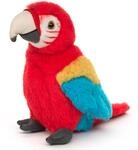 Uni-Toys - Papagei rot - 20 cm (H&ouml;he) - Pl&uuml;sch-Vogel, Ara - Pl&uuml;schtier,