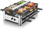 CASO Raclette AirClean - Raclettegrill mit integriertem Dunstabzug, f&uuml;r 8...