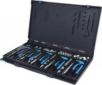 KS Tools 150.6150 Nirostahl Gewinde-Reparatur-Satz M5-M12, 130-tlg.