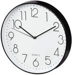Hama Wanduhr &bdquo;Elegance ohne Tickger&auml;usche (K&uuml;chenuhr oder Wohnzimmeruhr mit