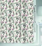 Spirella Schimmel Duschvorhang-Anti-Bakteriell, waschbar, wasserdicht, Polyester,
