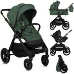 Lionelo Layla Kinderwagen 3 in 1 (0-4 Jahre, 0-22 Kg) Reisesysteme Set mit...