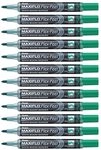 Pentel MWL5SBF-DX Maxiflo Flex-Feel Whiteboard-Marker, 12 St&uuml;ck Gr&uuml;n