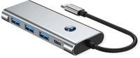 VALUE USB Typ C Docking Station, HDMI 4K60, 3X USB A + Typ C PD, 1x SD/MicroSD...