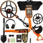 VEVOR Metalldetektor Profi, Metal Detector mit 30 cm Suchspule, 7 Mode, IP68