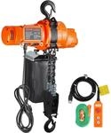 VEVOR Elektrischer Kettenzug, 998 kg Tragkraft, 3 m Hubh&ouml;he, Seilhebezug,...