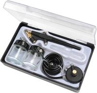 Michelin Compact Airbrush Kit mit Schlauch, 2 Farbkanister + Tragetasche, Maximaler