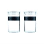 Bodum PRESSO, Set aus 2 Vorratsgl&auml;sern, Kunststoff, 0.6 l