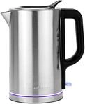 ProfiCook&reg; Wasserkocher Edelstahl 1,7L | Ambiente-Beleuchtung | 2200W 