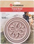 hundenapf - Nino Taupe Slow Feeder - Faltbarer Anti Schling Napf f&uuml;r unterwegs -