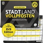 DENKRIESEN Stadt Land VOLLPFOSTEN BVB Edition | DIN A4 Spielblock | Wortspiel,