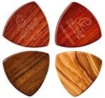 ORTEGA Holz Picks Sortiment OGPWXLF-MIX4-4er Pack/Olive/Padouk/Sandel/Chacate XL