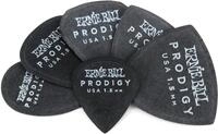 Ernie Ball 1,5 mm Prodigy Plektren im Multipack, 6er-Pack, Schwarz