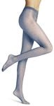 FALKE Damen Strumpfhose Dot 15 DEN W Ti transparent gemustert 1 St&uuml;ck, Blau Sky Blue