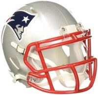 Riddell, Speed-Mini-Helm, NFL Revolution, Unisex Einheitsgr&ouml;&szlig;e New England Patriots