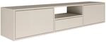 Selsey TV Lowboard - Kaschmir Farbe Moderne Fernseher Kommode 150 x 30 x 30 cm