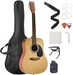 VEVOR Dreadnought Akustik Gitarre, 1041,4 mm, Akustische Gitarre Set Anf&auml;ngerpaket
