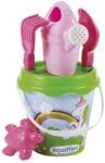Ecoiffier Eimer gef&uuml;llt, Einhorn, 17 cm, ECO687, Multi
