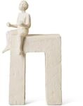 K&auml;hler Zwillinge H24 cm Astro Skulpturen Spiritueller Fokus Kommunikation, rot