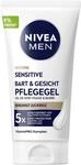 NIVEA MEN Sensitive Bart & Gesicht Pflege-Gel, schnell einziehende Bartpflege...