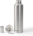 wenco Trinkflasche Edelstahl 1l / 1000ml isoliert und auslaufsicher f&uuml;r kalte und