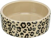 Trixie Keramiknapf Leo Futternapf f&uuml;r Katzen 0,3 l/&oslash; 12 cm, moderner...