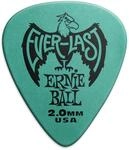 Ernie Ball Everlast-Plektron, 2,0 mm, t&uuml;rkis, 12 St&uuml;ck