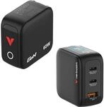 Verbatim Mini GaN Charger 65W Display 2X USB-C 1x USB-A Schnellladeger&auml;t