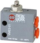 RIEGLER 106388-511.132 3/2-Wege-Miniaturventil, mechanisch, St&ouml;&szlig;el, NC, M5