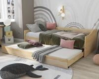 Inter Link- Funktionsbett - Kinderbett - Einzelbett - Sofabett - mit Stauraum -