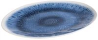 APS 84676 Tablett BLUE OCEAN, 48 x 35,5 cm, H&ouml;he 3 cm, Melamin, blau/wei&szlig;