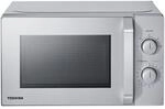 Toshiba Solo-Mikrowelle MW2-MM20PE (SL), 20 L, 700 W, Silber