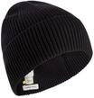 camel active Herren Beanie aus einem Baumwoll-Kaschmir Mix Schwarz, Menswear-OS