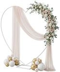 Relaxdays Luftballon Bogen, Herzform, Metall, Hochzeit, Verlobung, HxB: 220x220...