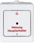 Kopp 567302005 Aufputz Feuchtraum Heizungshauptschalter, IP44, Standard,...