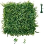 VEVOR K&uuml;nstliche Hecke 50x50 cm 12-TLG. Set, Pflanzenwand, PE-Sichtschutz,