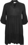 Kaffe Curve Damen Plus Size Tunika Tiered R&uuml;schen Kurze &Auml;rmel Leicht L&auml;ssiges